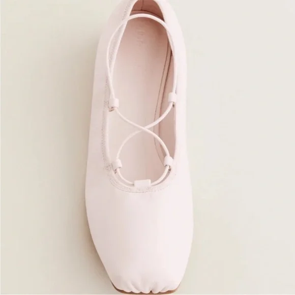 Reformation x NYC Ballet Barbara Ballet Flat Morning Dew Size 9